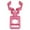 Pink, variant on Micro Robotic Arm Snack Clip Non-Dirty Hand Snack Clip For Eating Potato Chips Playing Games Lazy Person Assisted Clip Orange