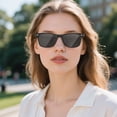 thumbnail image 4 of Mingdaln AI Bluetooth Smart Glasses，with sunglass lenses/Hands-Free Calls/AI assistant and translation for traveling and driving，10-Hour Playtime& Music, 4 of 8