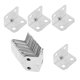 thumbnail image 5 of HEALEEP 50Ud Refuerzos Esquinero Para Madera Brackets Metálicos Resistentes Plata, 5 of 8