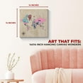 thumbnail image 3 of Pink World Map Canvas Wall Art by Mavis Print- 14x14 inches Map Wall Decor | UV & Water Resistant HD Printed & Wooden framed wall art | Modern Wall Decor for Gift | Made in USA, 3 of 5