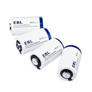 EBL 4-Pack CR2 Lithium Battery 3V Photo Batteries CR17355 DLCR2 Camera Toys EXP 2029