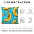 thumbnail image 5 of JEUXUS Banana Pillow Covers Throw Pillow Covers Banana Decorative Pillow Case Modern Home Decor for Sofa Couch Bed, 5 of 5