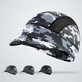 thumbnail image 3 of Breathable Sport Cap Quick Dry Running Hat with Mesh Panels Lightweight Athletic Hat for Cycling Training Workout Fitness Activities, 3 of 3