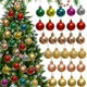 thumbnail image 4 of 6/60 piezas de bolas de Navidad de 4 cm con purpurina para colgar en el árbol de Navidad, bolas colgantes para decoración de fiestas en el hogar, regalo de Año Nuevo, 4 of 5