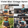 thumbnail image 5 of Delantal de cocina para mujer con bolsillo, delantal de cocina para mujer, bonito delantal, aproximadamente 62*72 cm, 5 of 5