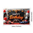 thumbnail image 3 of Racing Theme Banner Decorative Design Colorful Balloons Party Backdrop for Birthday Party Kids Celebration, 3 of 8
