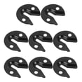 thumbnail image 1 of ETHZZLE 8Pcs Black Metal Mirror Holder Kit High Strength Wall Mount Mirror Fixing Clips, 1 of 6