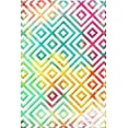 thumbnail image 2 of Grey, Jace 17x24 White Modern Wood Framed Museum Art Print Titled - Bright cosmic pattern, 2 of 4