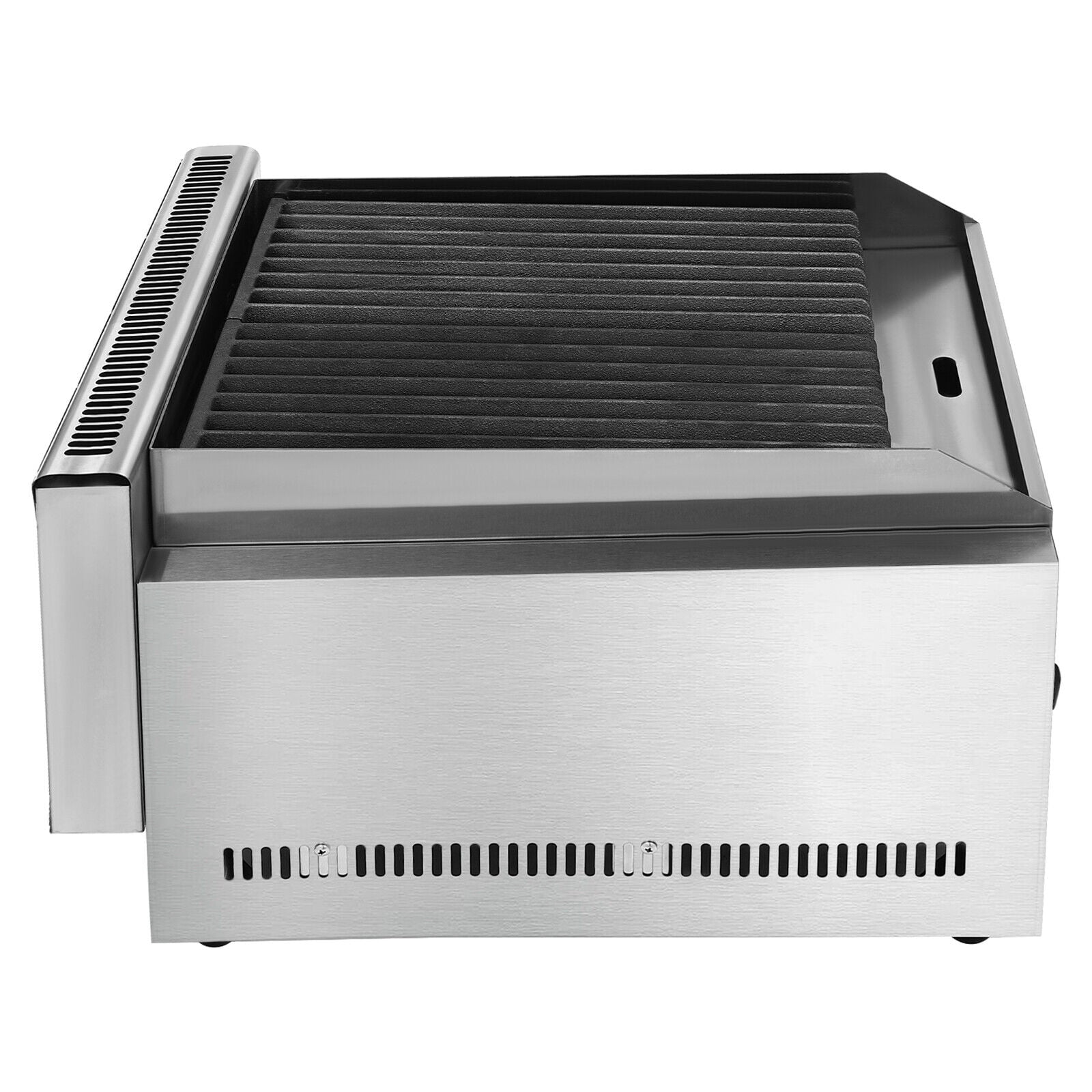 Miumaeov Radiant Char Broiler Grill 2 Burner Commercial Gas Grill Portable LPG Camping BBQ Grill
