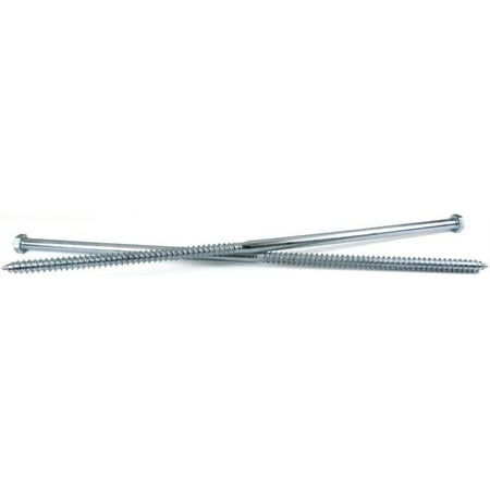

x 24 Lag Screws/Steel/Zinc / 5 Pc. Carton