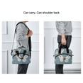 thumbnail image 6 of Lunch Bag Portable Crossbody Meal Bag Cooler Bag Insulated Lunch Bag Food Bag Handheld & Crossbody Design Beautiful Big Blue Butterfly, 6 of 6