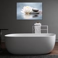 thumbnail image 4 of Zen Canvas Wall Art Spa Stones Picture Wall Decor Framed Meditation & Calm Painting Minimalist Prints Spiritual Room Living Room Bathroom Ready to Hang, 4 of 5