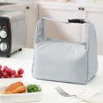 thumbnail image 1 of Bolsa térmica para comida, de aluminio grueso, diseño hermético, elegante estuche para estudiantes, ideal para viajes, porta alimentos aislante, kit de comida portátil, 1 of 6