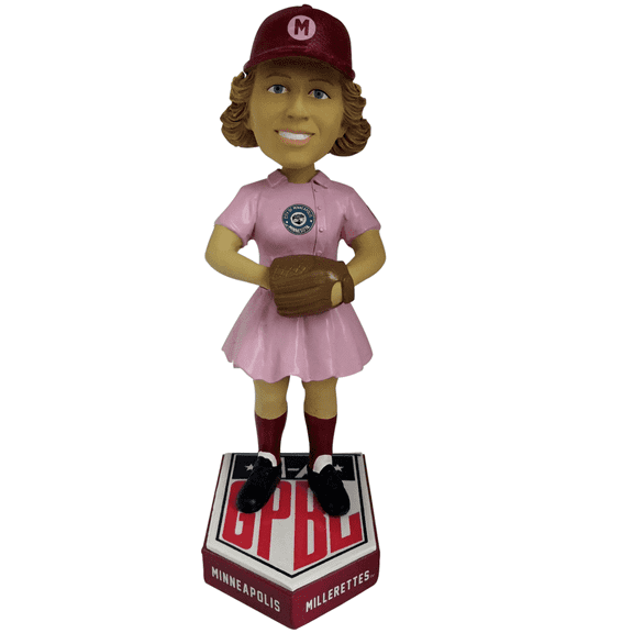 Minneapolis Millerettes AAGPBL Girls Baseball - Numbered to Only 500 Bobblehead