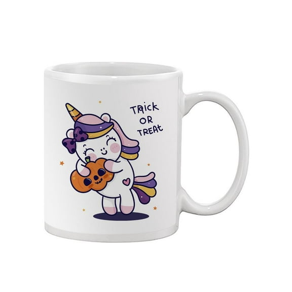 Trick Or Treat Cute Unicorn Mug - Image by Shutterstock,