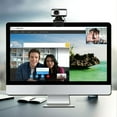 thumbnail image 4 of GJX 1080P Full HD USB 2.0 Webcam for PC Desktop & Laptop - Web Camera with Microphone/FHD 480P USB Connection Silver, 4 of 7