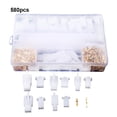 thumbnail image 4 of Kit de Conector de Terminales Macho y Hembra Kenally 580 Uds para Enchufe de Cable de Motocicleta de Coche, 4 of 6