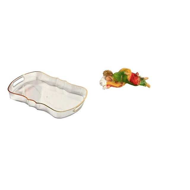 Bandeja para servir alimentos, bandeja para tocador de baño, bandeja para frutas, bandeja para comida de cafetería, bandeja para guardar cosméticos pa