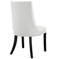thumbnail image 4 of Modway Noblesse Dining Chair Vinyl Set of 2 in White, 4 of 5