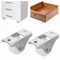 thumbnail image 2 of 24 Pcs Plastic Casters Roller For Cabinet Drawer Wheel Furniture Runner, 2 of 6