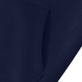 thumbnail image 5 of ZUKMRJPC Hoodies For Men Pullover Long Sleeve Classic Solid Color Loose Fit Hooded Sweatshirt Personalized Small Ears Hoodies with Pockets, 5 of 6