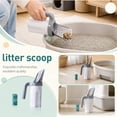 thumbnail image 2 of Cat Litter Scooper with Trash Container, Portable Litter Scoop Holder, Litter Scoop with Holder Provides, Cat Litter Scooper with Holder, Cat Litter Shovel with Waste Can, 2 of 6