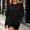 *Black, variant on ClodeEU Women's Crew Neck Long Sleeve T-Shirt,Casual Loose Fit Tee with Curved Hem Black,Women's Plus L
