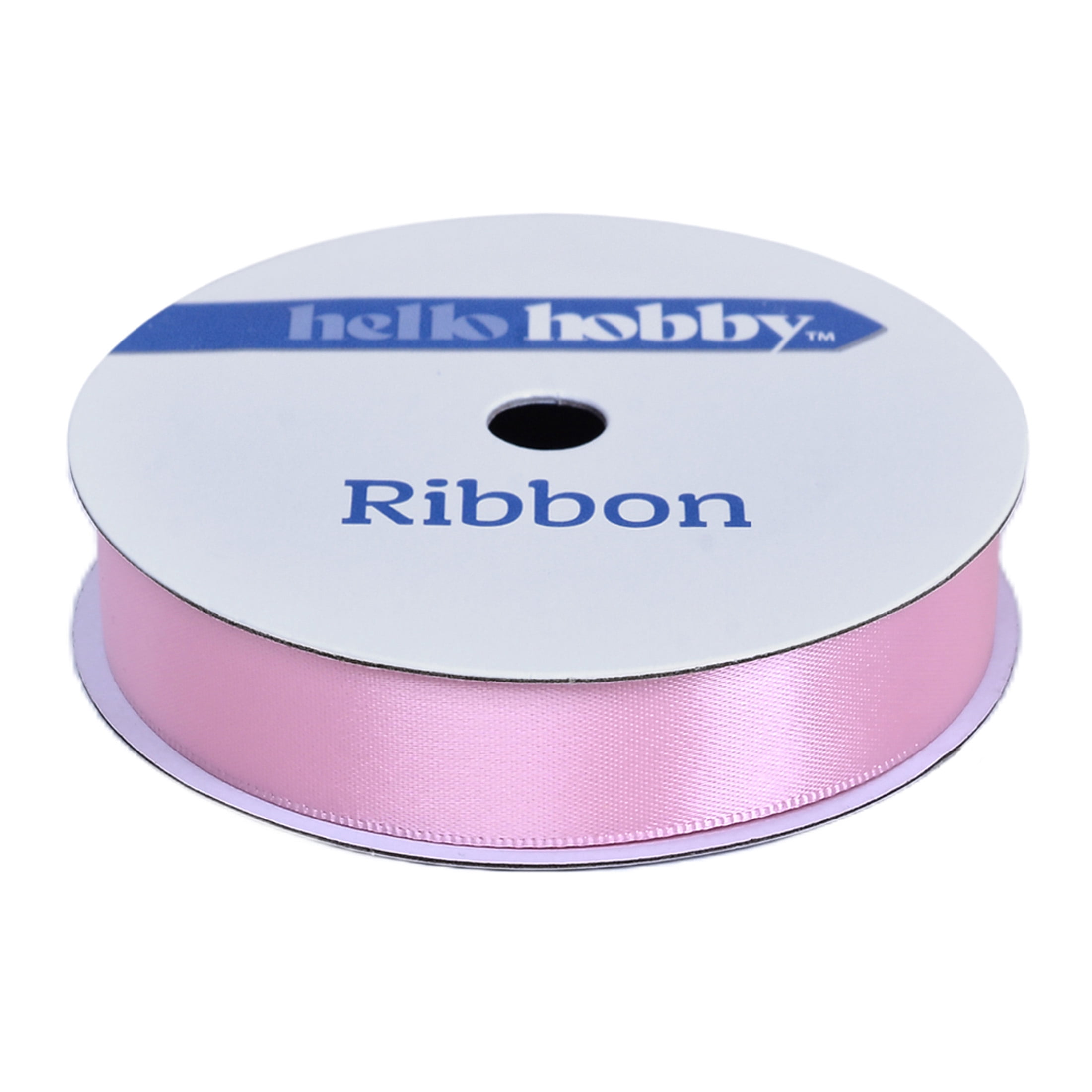 Gwen Studios 5/8 Inch Pink Satin Ribbon, 6 Yards for Crafting and Decor