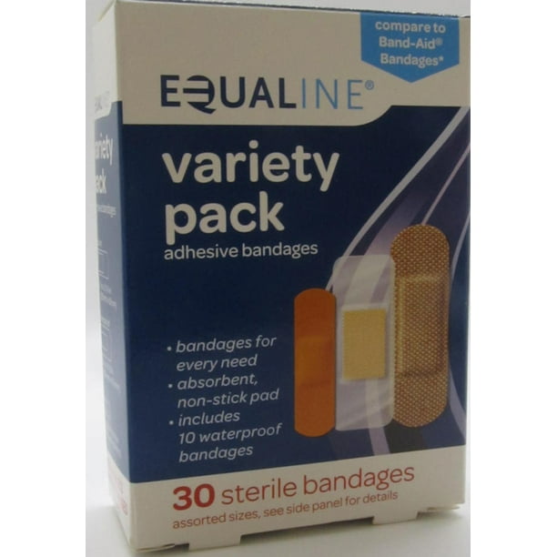 Equaline Variety Pack Adhesive Bandages 30 CT