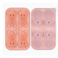 thumbnail image 1 of Molde for cubitos de hielo con forma de perro, bandeja de hielo con prensa de silicona for hacer hielo fácilmente en casa, 1 ud., 1 of 2