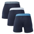 thumbnail image 2 of Men's Lyle And Scott Daniel 3 Pack Boxer Shorts in Blue, 2 of 2