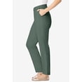 thumbnail image 2 of Woman Within Plus Size Adjustable Waist Straight-Leg Chino, 2 of 5