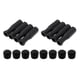 thumbnail image 1 of Paquete de 16 octogonales premium y tapas de seguridad para los extremos, accesorios negros para niños, 1 of 9