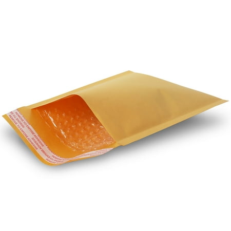 - Fosmon 25 pcs 4 x 8 #000 Kraft Bubble Padded Envelope Mailer Shipping Bag Self Seal