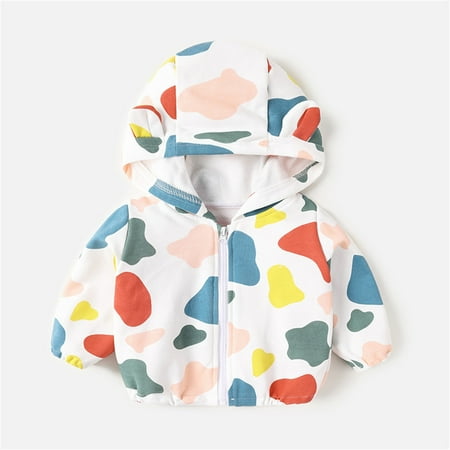 

Child Sweater Children Kids Toddler Baby Boys Girls Cute Cartoon Long Sleeve Hooded Outer Outwear Outfits Clothes Coat