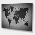 thumbnail image 3 of Designart ' Ancient World Map IX ' Vintage Canvas Wall Art Print, 3 of 4