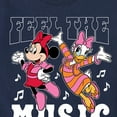 thumbnail image 3 of Disney - Mickey & Friends - Minnie and Daisy Dancing - Feel The Music - Toddler And Youth Short Sleeve Graphic T-Shirt, 3 of 5