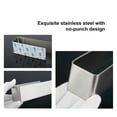 thumbnail image 4 of Hand Towel Bar/Towel Ring,No Drilling Stick on Wall Hand Towel Holder,Stainless Steel Hand Towel Rod,Strong Self Adhesive Hand Towel Hanger/Rack for Bathroom Kitchen, 4 of 8