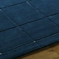 thumbnail image 6 of BoutiqueRugs Siarl Hand Tufted Wool Checkered Small Area Rug - Modern Natural Fabric Geometric Carpet for Living Room, Dining Room, Bedroom - Blue, Navy - 2' x 3', 6 of 6
