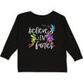 thumbnail image 3 of Inktastic Believe in Fairies Boys or Girls Long Sleeve Toddler T-Shirt, 3 of 5
