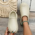 thumbnail image 2 of Chef Shoes for Men Non Slip Work Shoes Comfortable Nursing Shoes for Gardener Women Indoor and Outdoor Kitchen Beach Walking Clogs b-Beige Size 8.5, 2 of 4