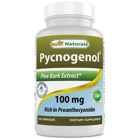 Pycnogenol 100 mg, 60 Capsules Best Naturals (Best Time To Take Pycnogenol)