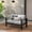 Light Grey, variant on RoyalCraft Patio Furniture Aluminum Loveseat, All-Weather Outdoor 2 Seats Sofa Couch, Gray Metal Chair with Dark Grey Cushions