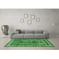 thumbnail image 3 of Ahgly Company Indoor Round Persian Emerald Green Traditional Area Rugs, 5' Round, 3 of 4
