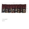 thumbnail image 5 of VHC Brands Rustic & Lodge Kitchen Window Curtains-Cumberland Patchwork Bedding Accessory, Valance 16x72, Chili Pepper Red, 5 of 7