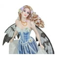 thumbnail image 6 of Last Light Ethereal Bridal Fairy Statue With Embroidered Sheer Fabric Decor Art, 6 of 9