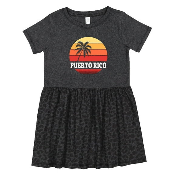 Inktastic Puerto Rico Vacation Cruise Girls Toddler Dress