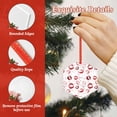 thumbnail image 4 of KLL Red Lips Pattern Acrylic Christmas Ornaments,1 PCS Xmas Tree Decor with Ribbon 3" Christmas Décor Christmas Pendant for Hanging on Tree & Party Favors-Hexagon, 4 of 7