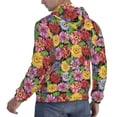 thumbnail image 6 of Fotbe Men's Hoodie with Daisies Flowers Pattern - Kangaroo Pocket Pullover Hooded Sweatshirt, Perfect for Daily Wear, Travel, and Home-X-Large, 6 of 7