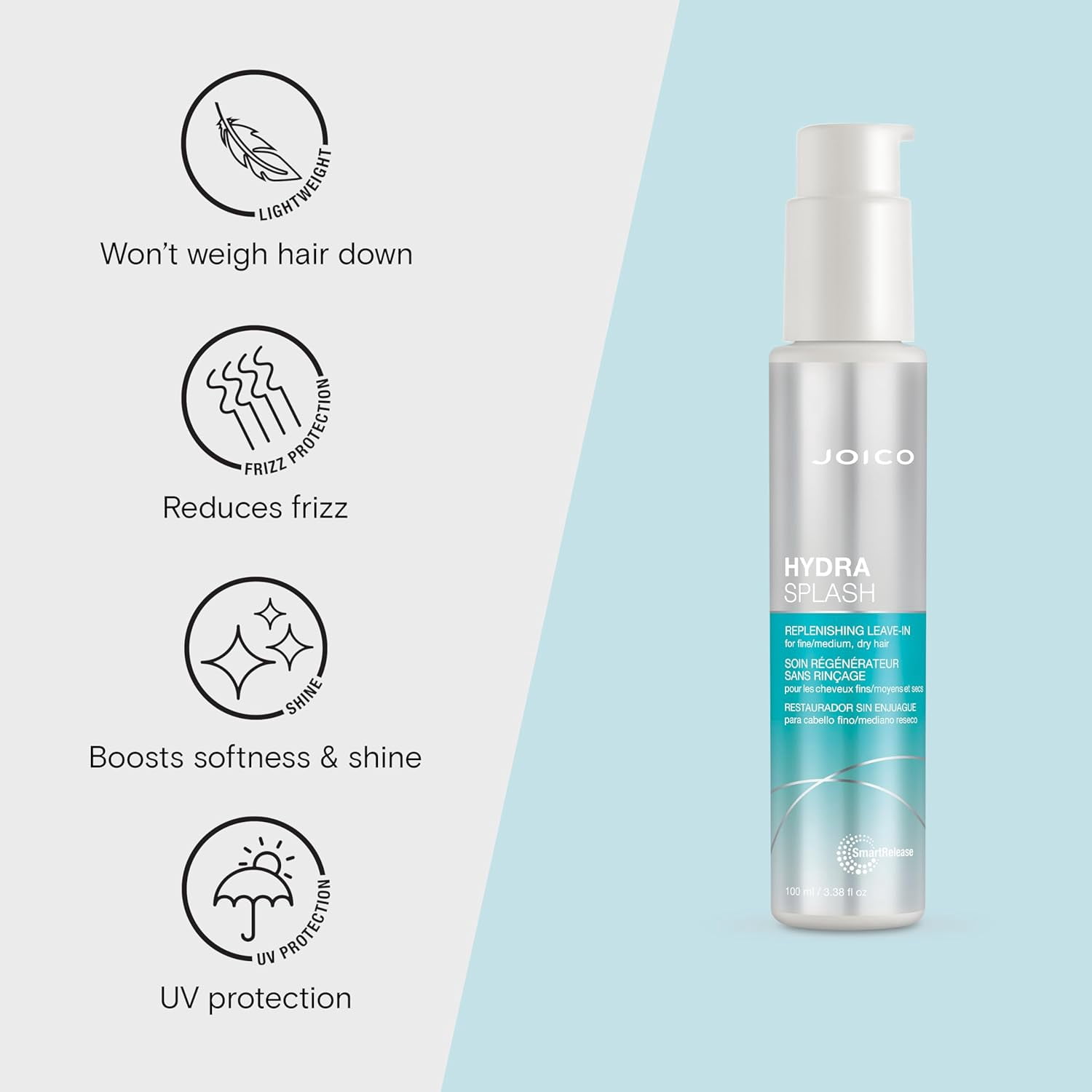 Joico HydraSplash Replenishing Leave-In 3.38 oz